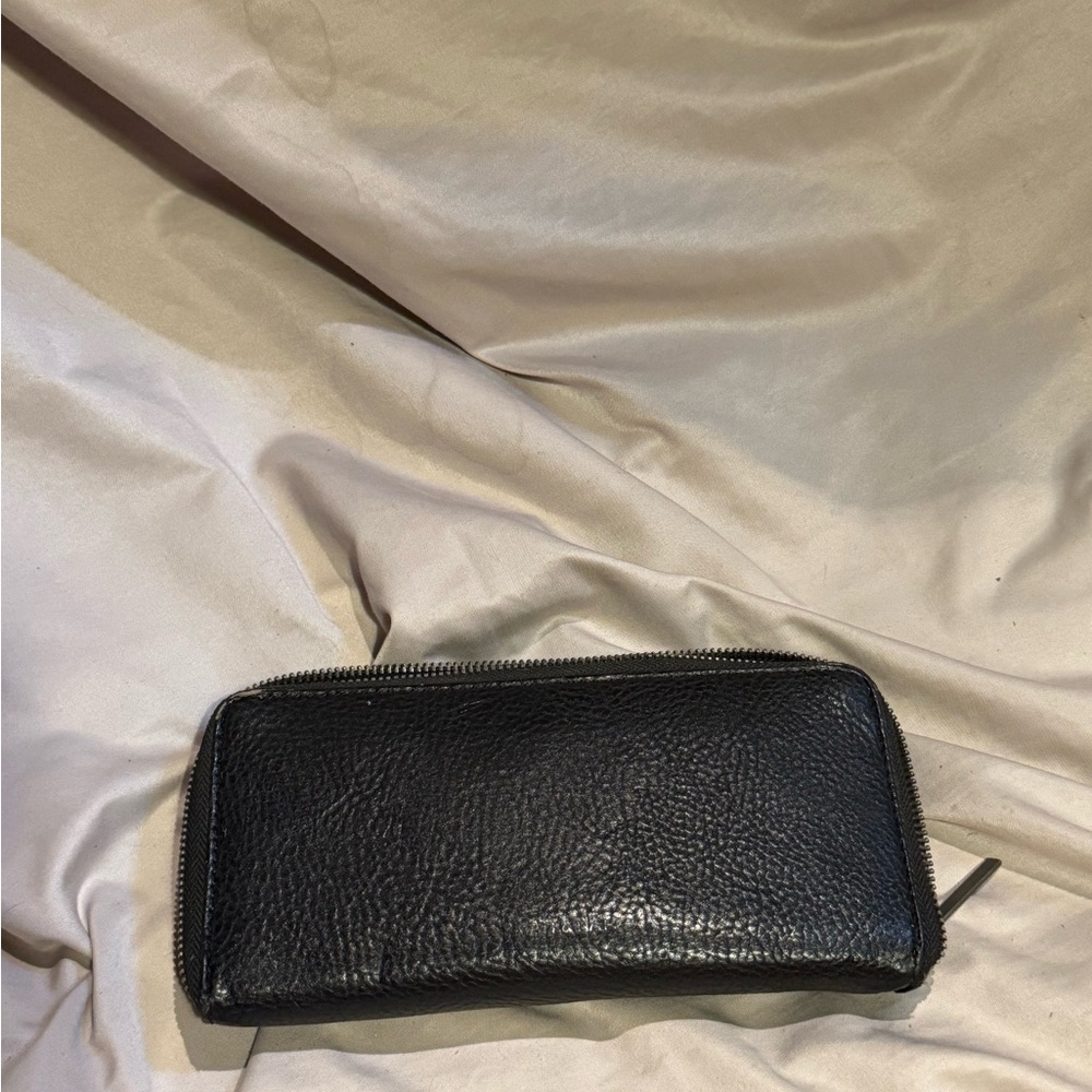 Black Leather Women's Wallet